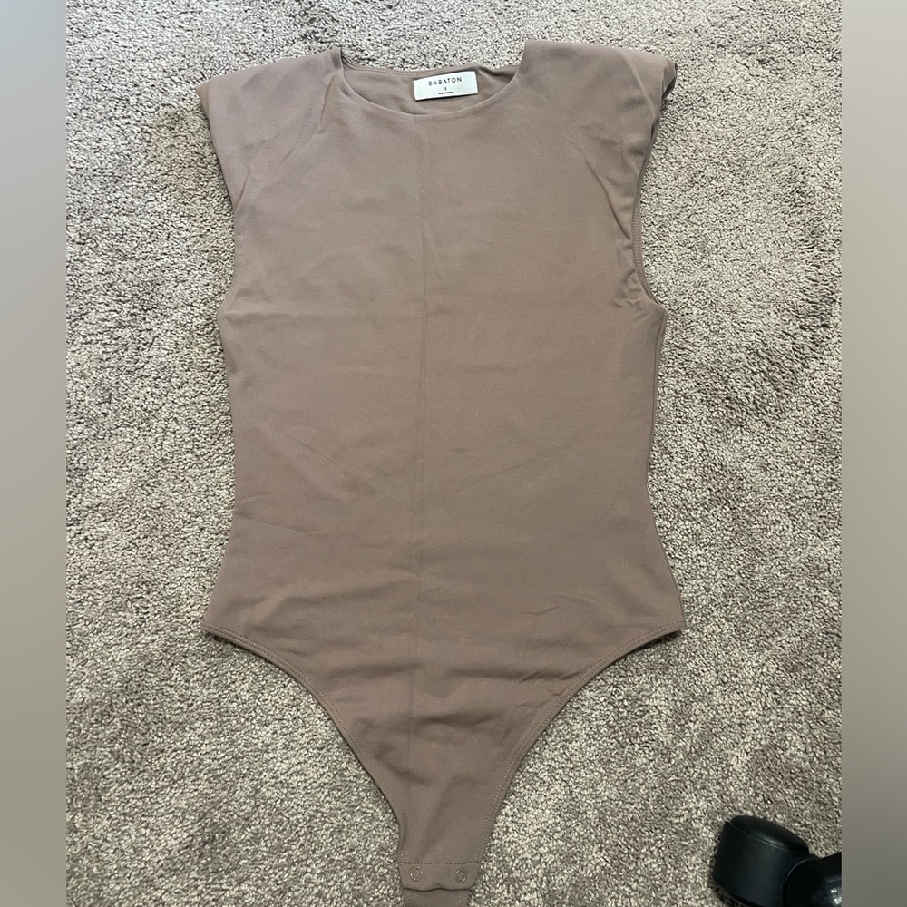Aritzia shoulder pad bodysuit